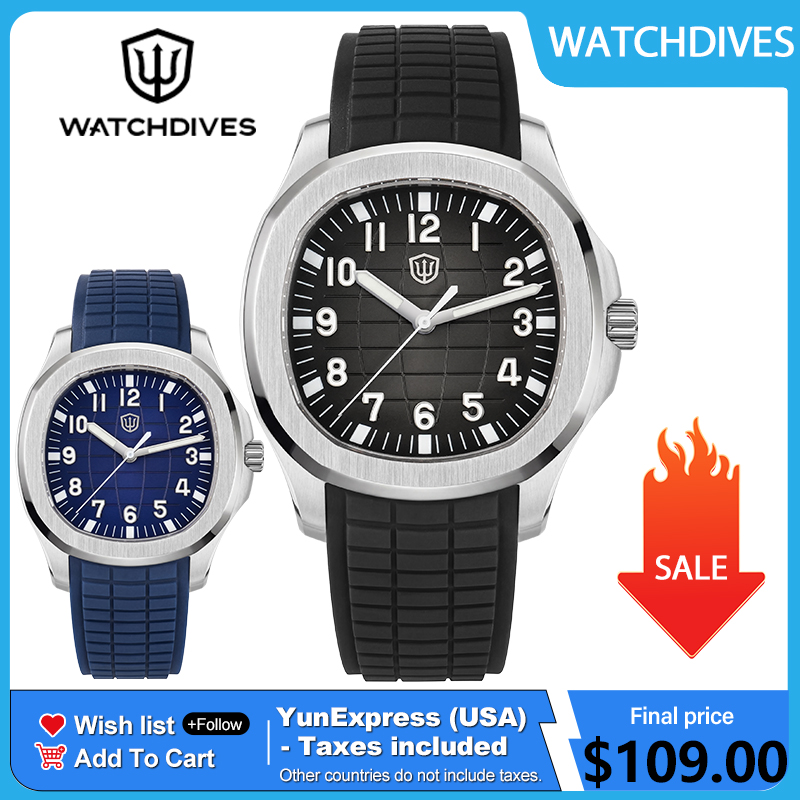 Guilloché Dial Watch - Watchdives WD008 38mm Dive Men Watch