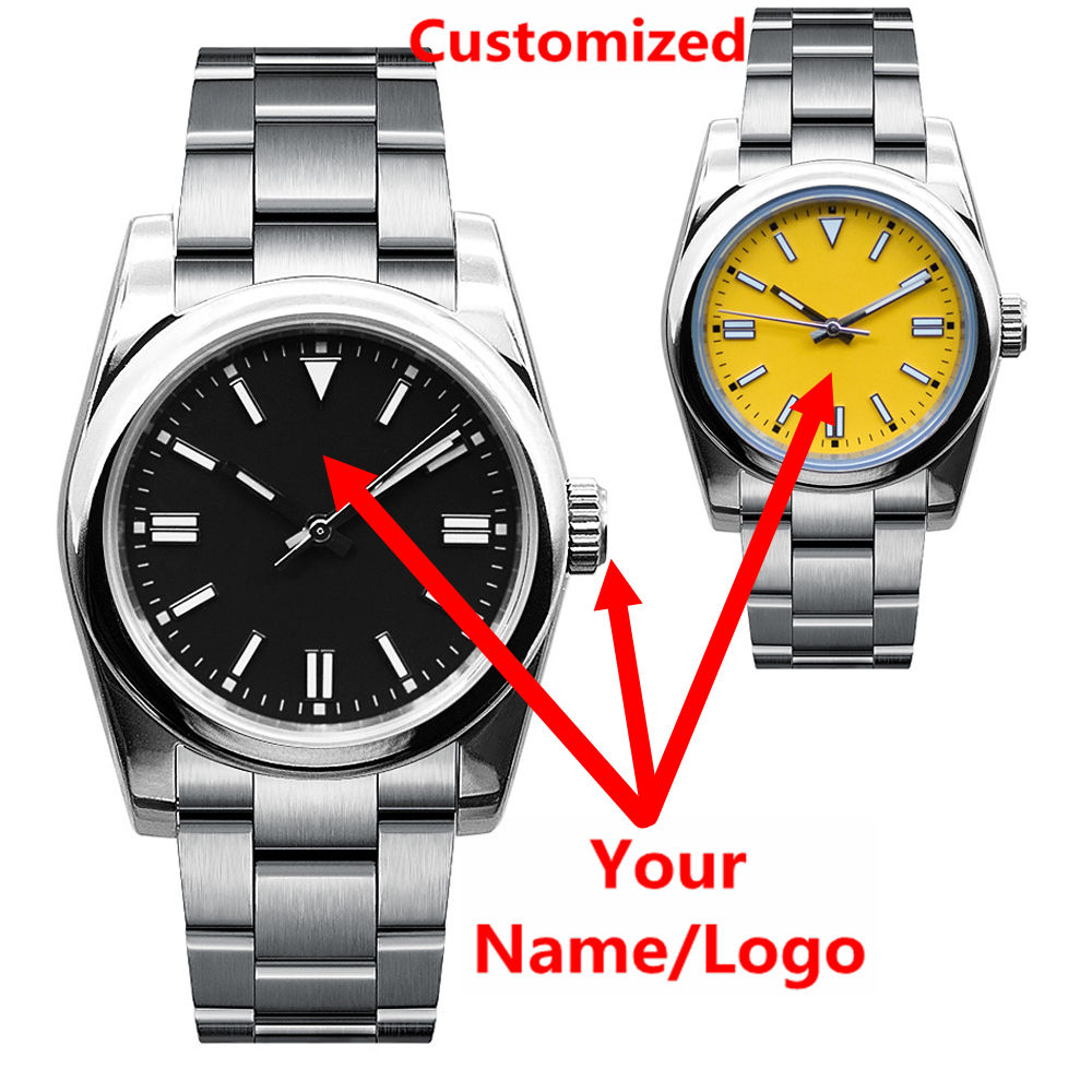 Luxury Watch Display - Custom Logo Mens Watch Sapphire Luxury