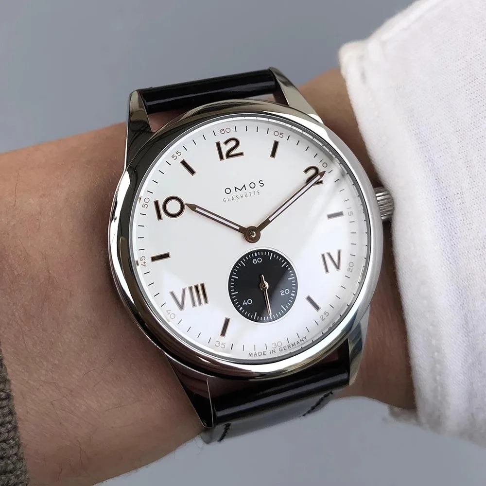 Guilloché Dial Watch - 38.5mm Luxurious Men's Automatic Watch For