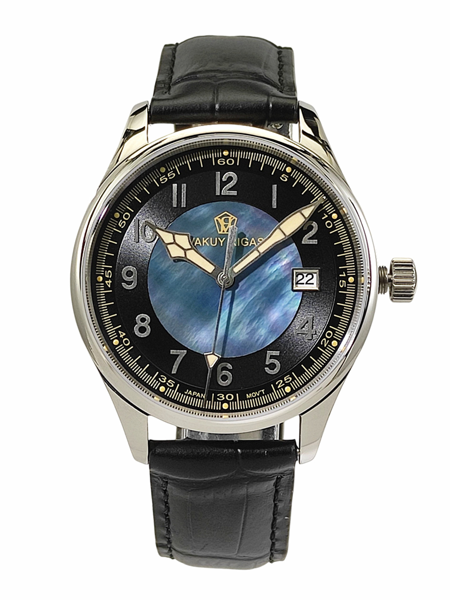 Guilloché Dial Watch - Vakuy 40MM Men's Automatic Mechanical Pilot's