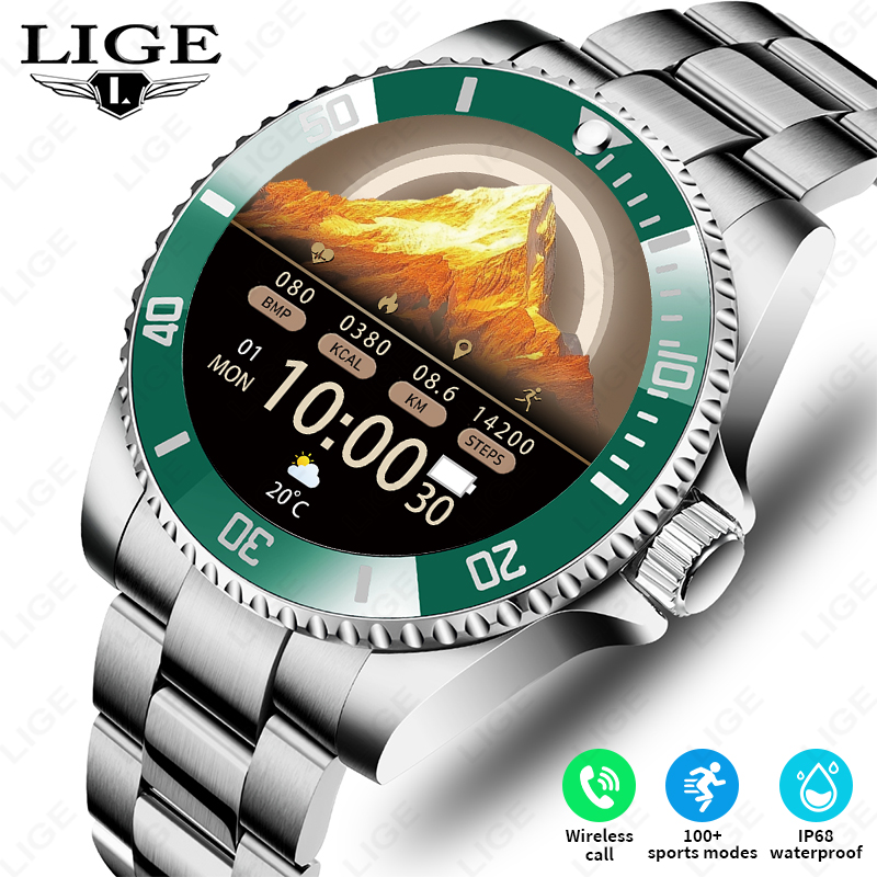 LIGE New Smart Watch Men Bluet - Luxury Watch In The World ulasan dan harga