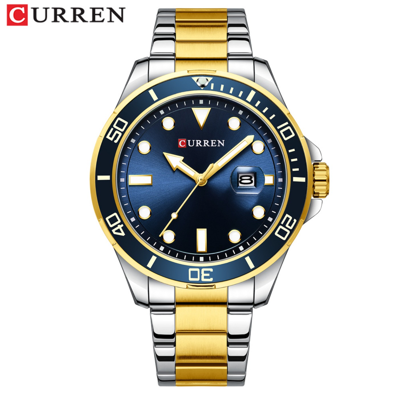CURREN New Green Water Ghost S - Luxury Watch Brands ulasan dan harga