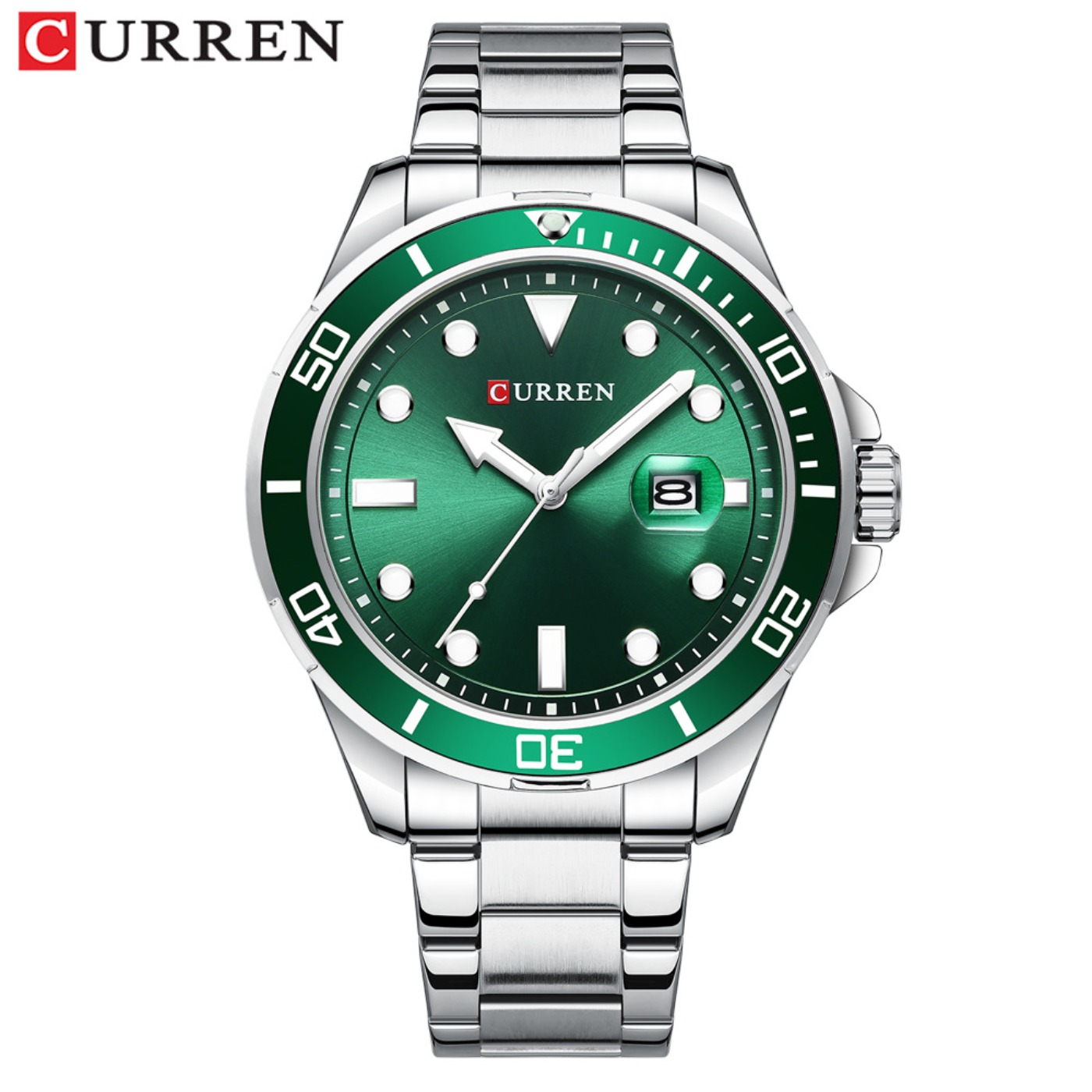 CURREN New Green Water Ghost S - Luxury Watch Brands ulasan dan harga