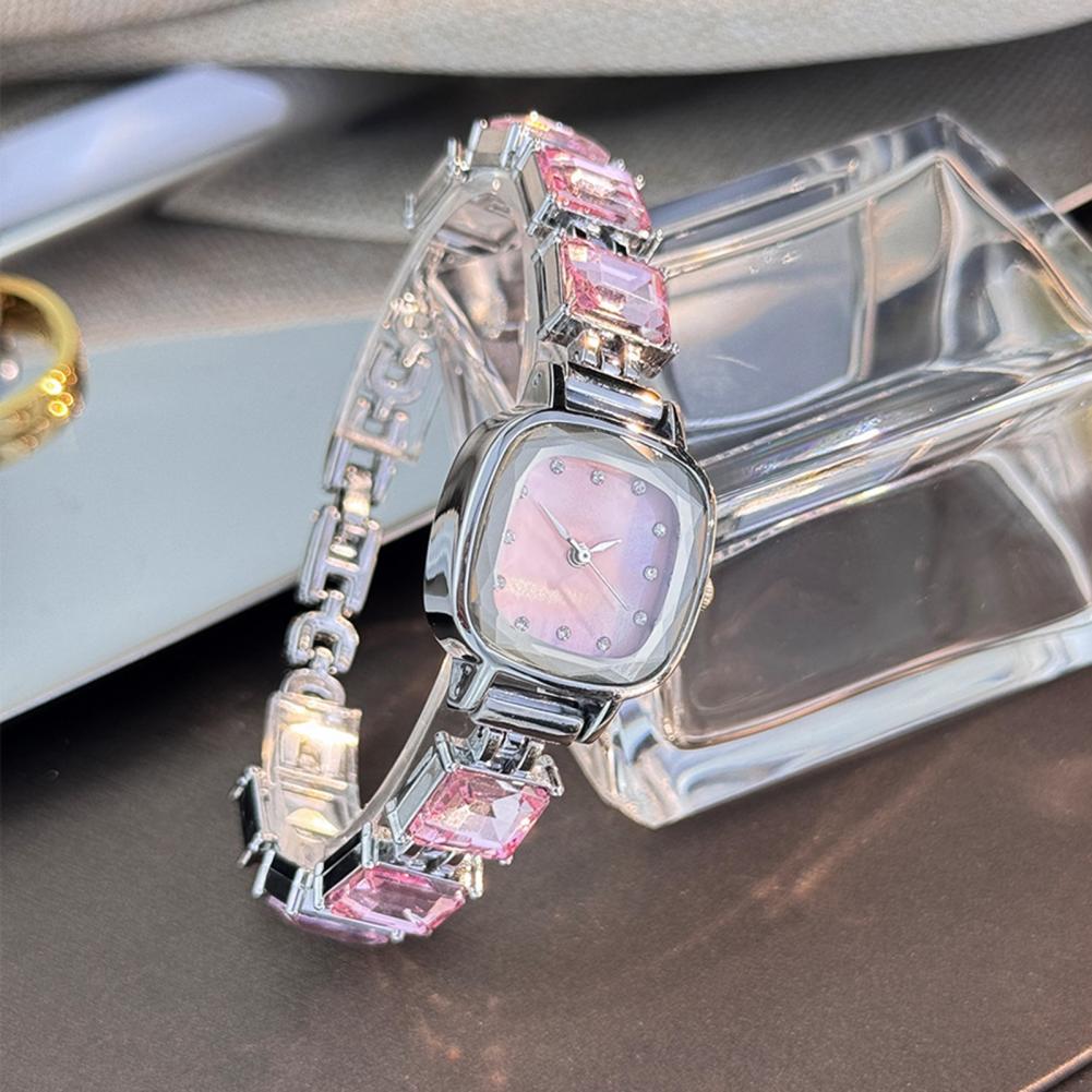 Sparkling Bracelet Watch Squar - Luxury Watch Girl ulasan dan harga
