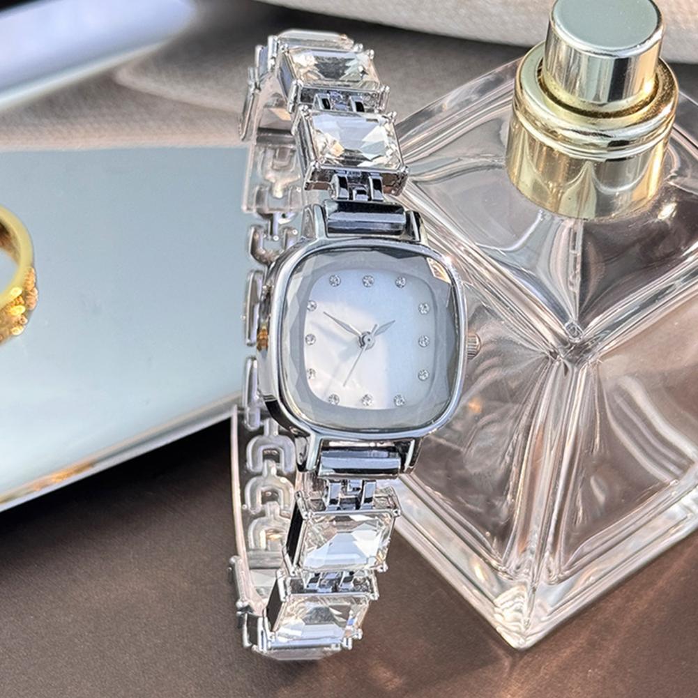 Sparkling Bracelet Watch Squar - Luxury Watch Girl ulasan dan harga