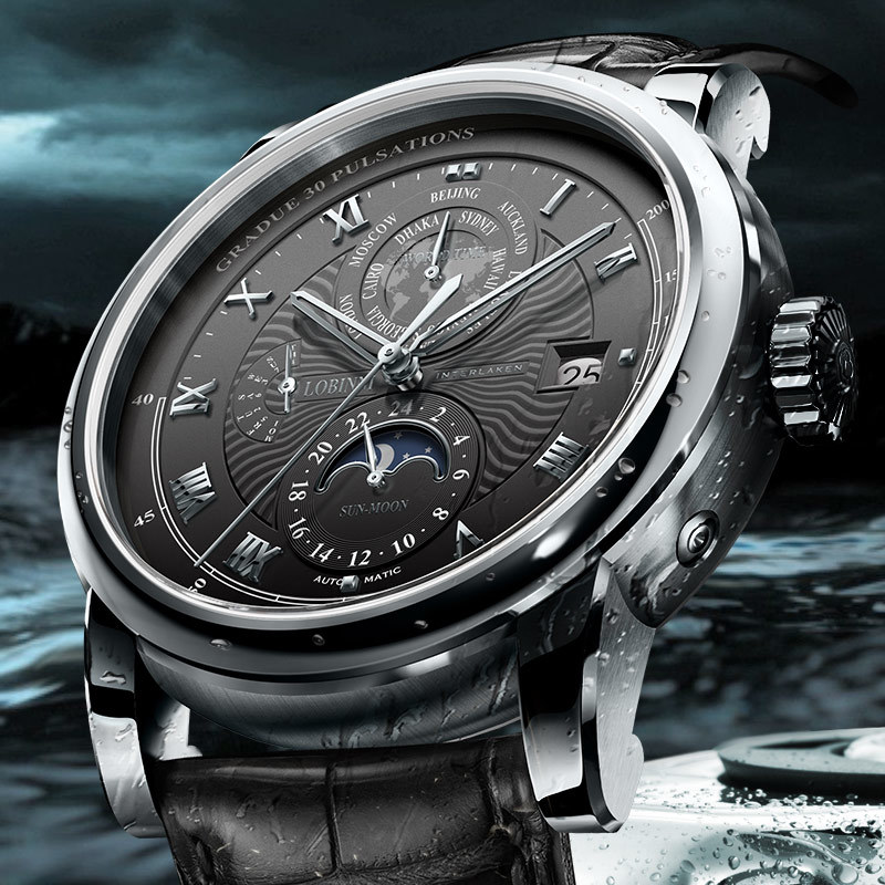 New LOBINNI Luxury Brand Seagu - Luxury Watch In The World ulasan dan harga