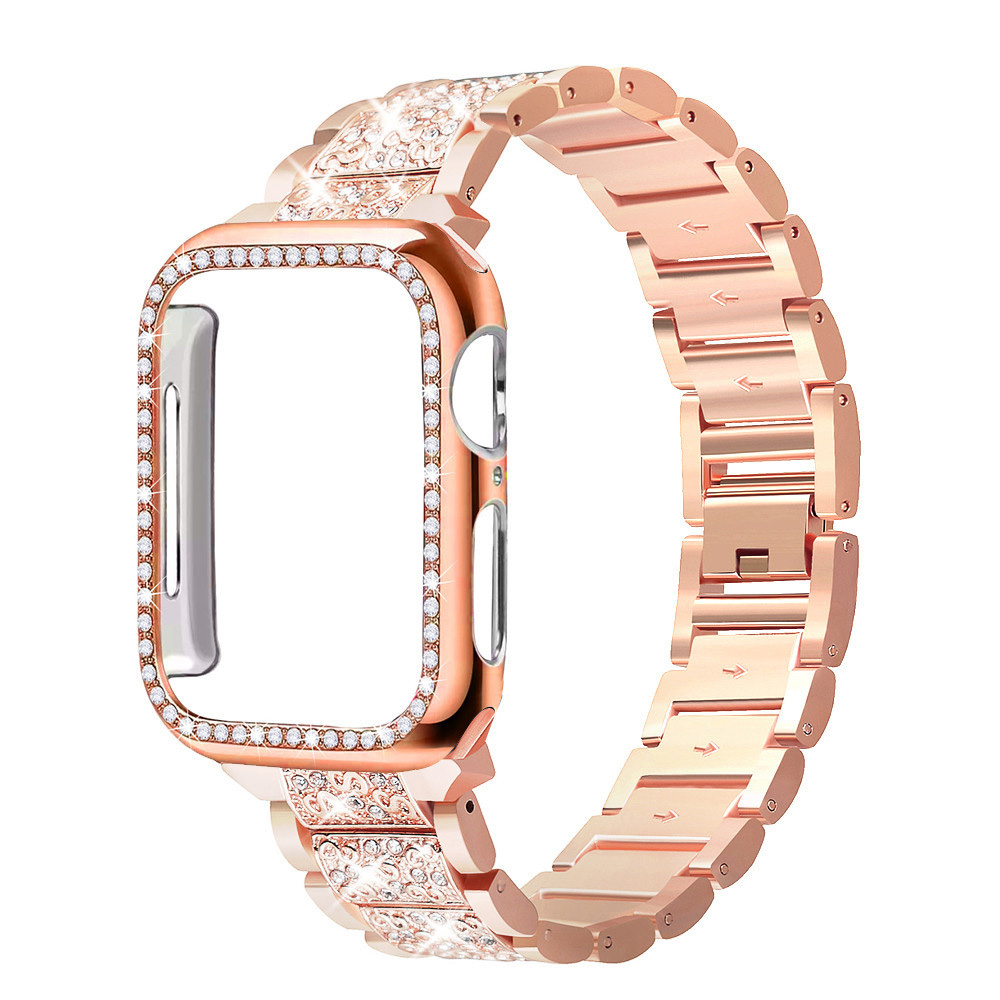 Case+Bling strap for Apple Wat - Luxury Watch Ap ulasan dan harga