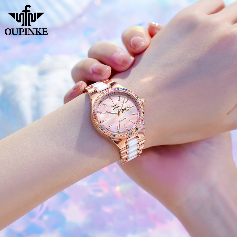 OUPINKE 6 Color Gems Women Aut - Sapphire Crystal Display ulasan dan harga