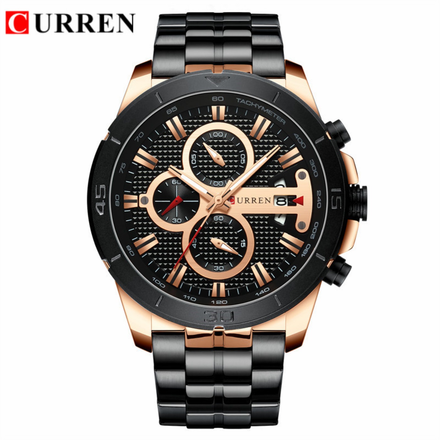 CURREN Watch Men Waterproof Ch - Luxury Watch Brands ulasan dan harga