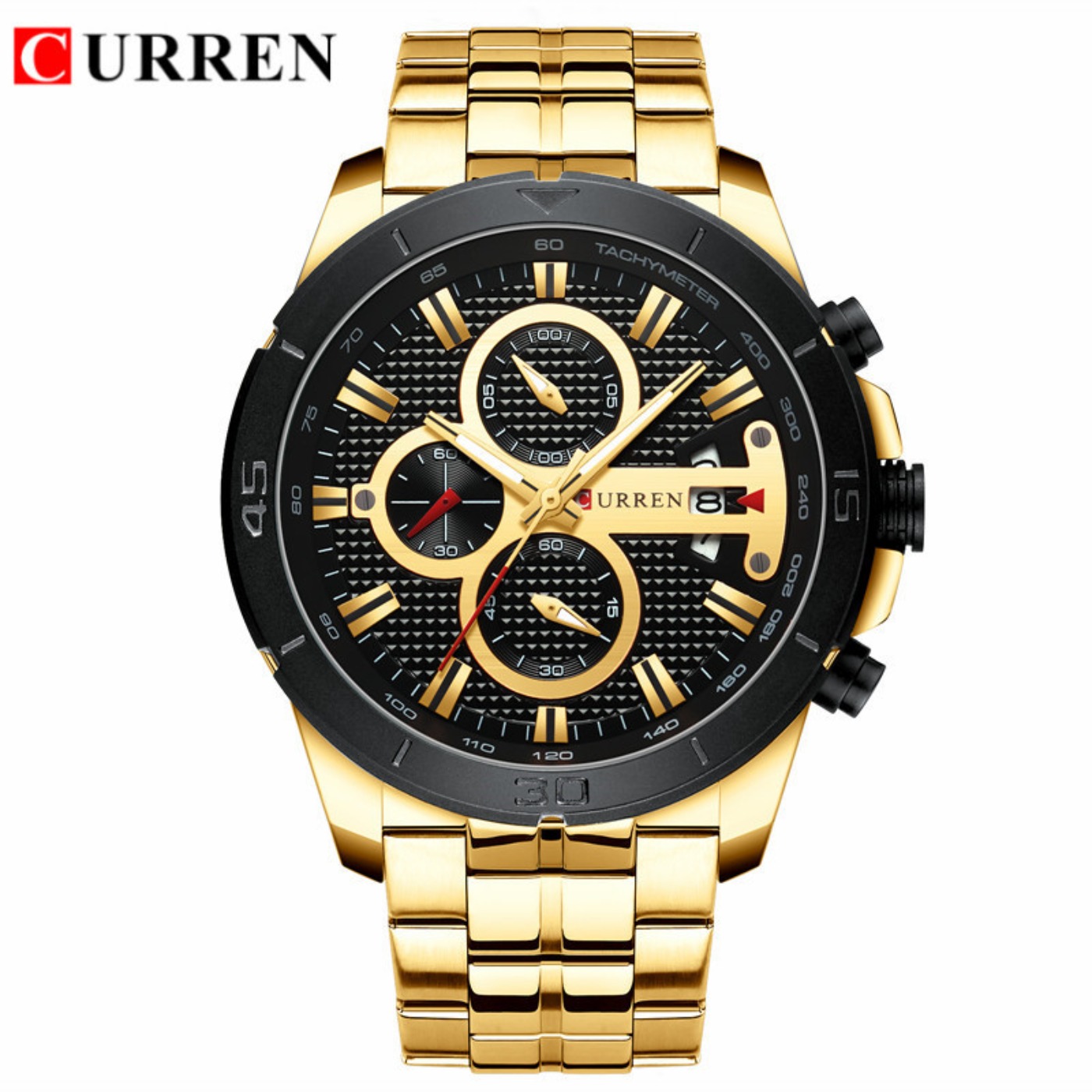 CURREN Watch Men Waterproof Ch - Luxury Watch Brands ulasan dan harga