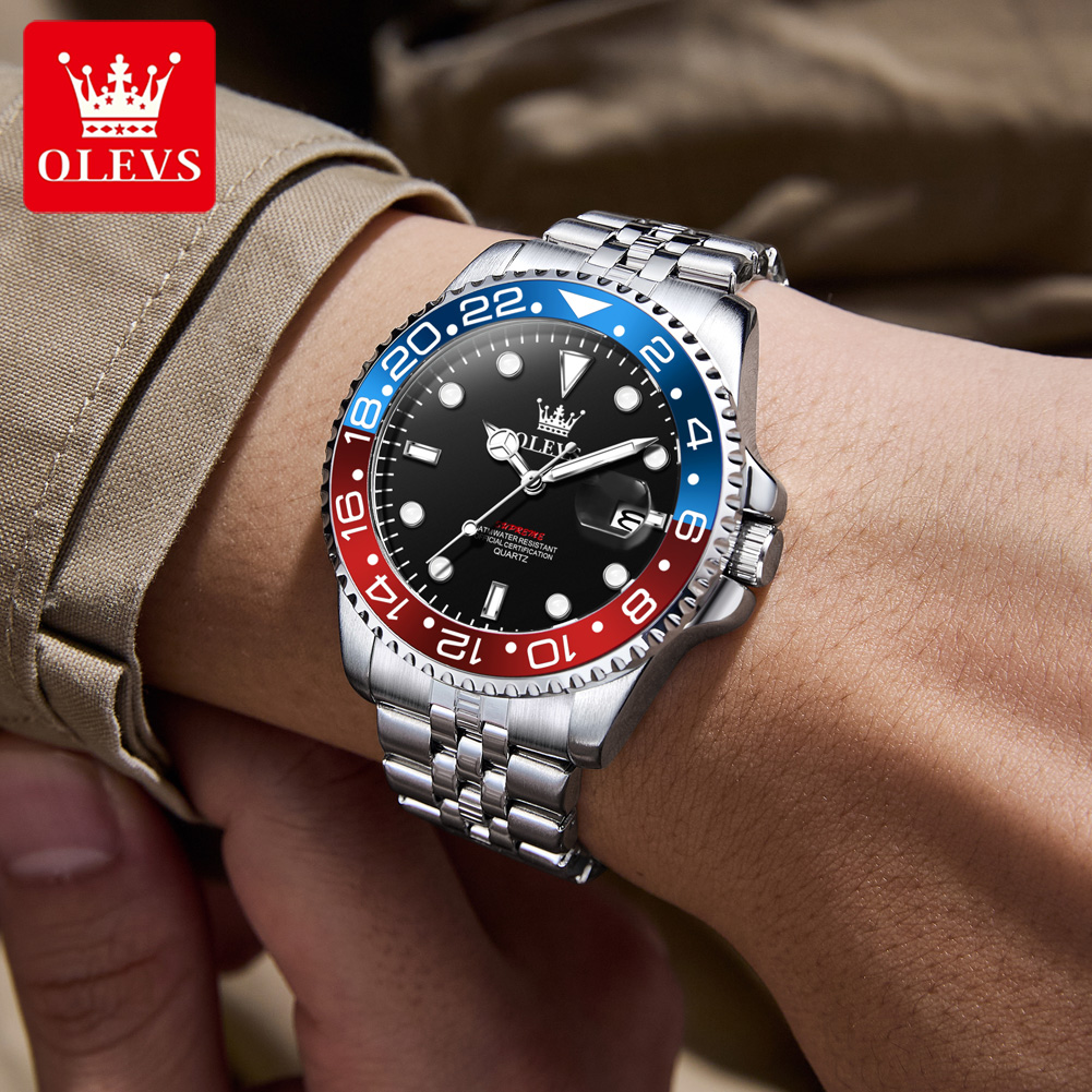 OLEVS 5657 Original Brand Men' - Luxury Watch Brands ulasan dan harga