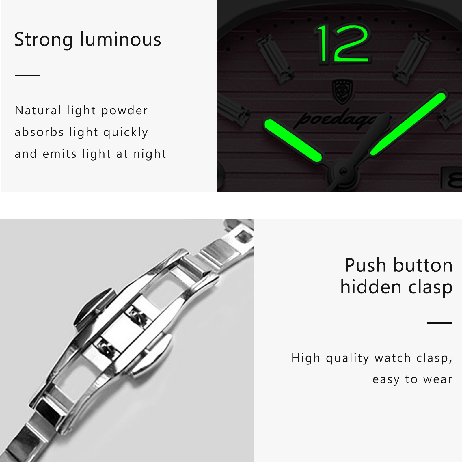 POEDAGAR Square Fashion Woman  - Luxury Watch Girl ulasan dan harga