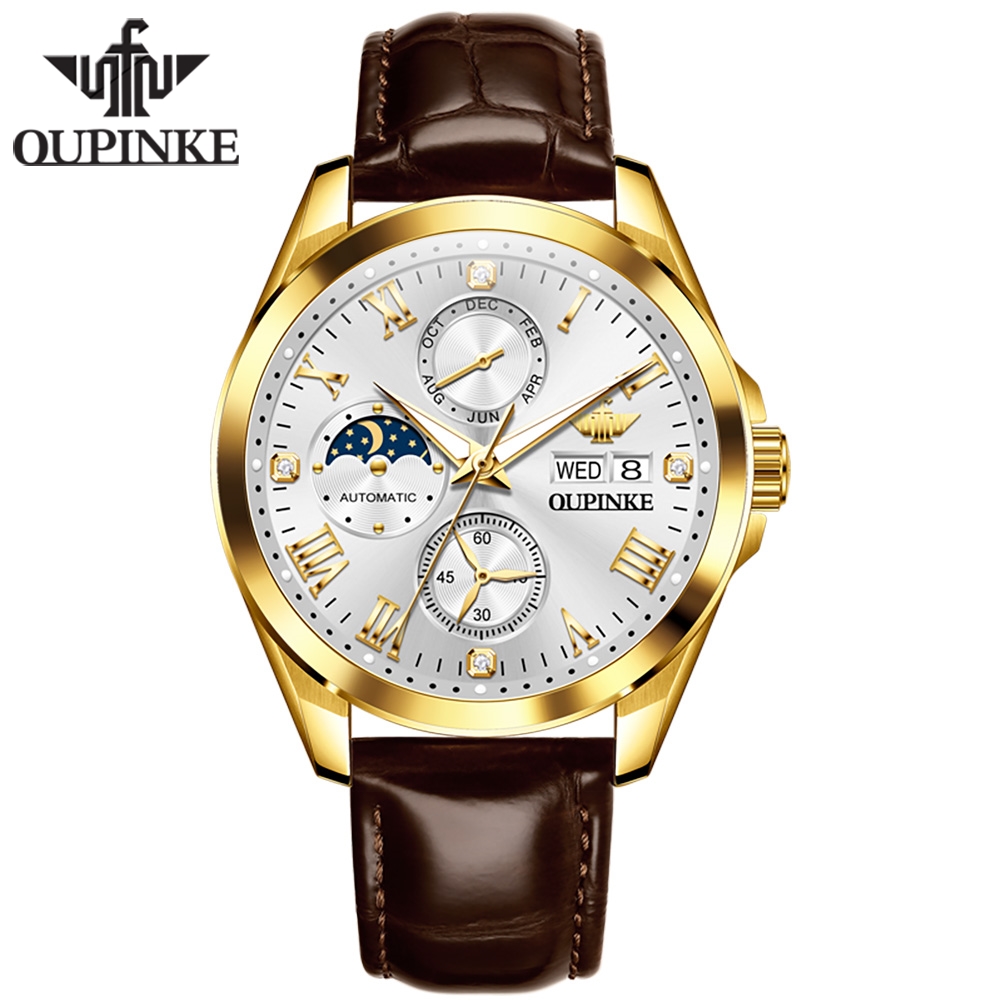 OUPINKE Men's Watches Casual F - Sapphire Crystal Display ulasan dan harga