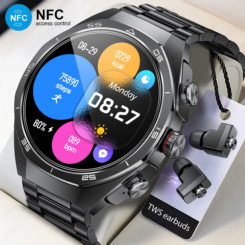 TWS Music Watches Earbuds Smar - Luxury Watch In The World ulasan dan harga