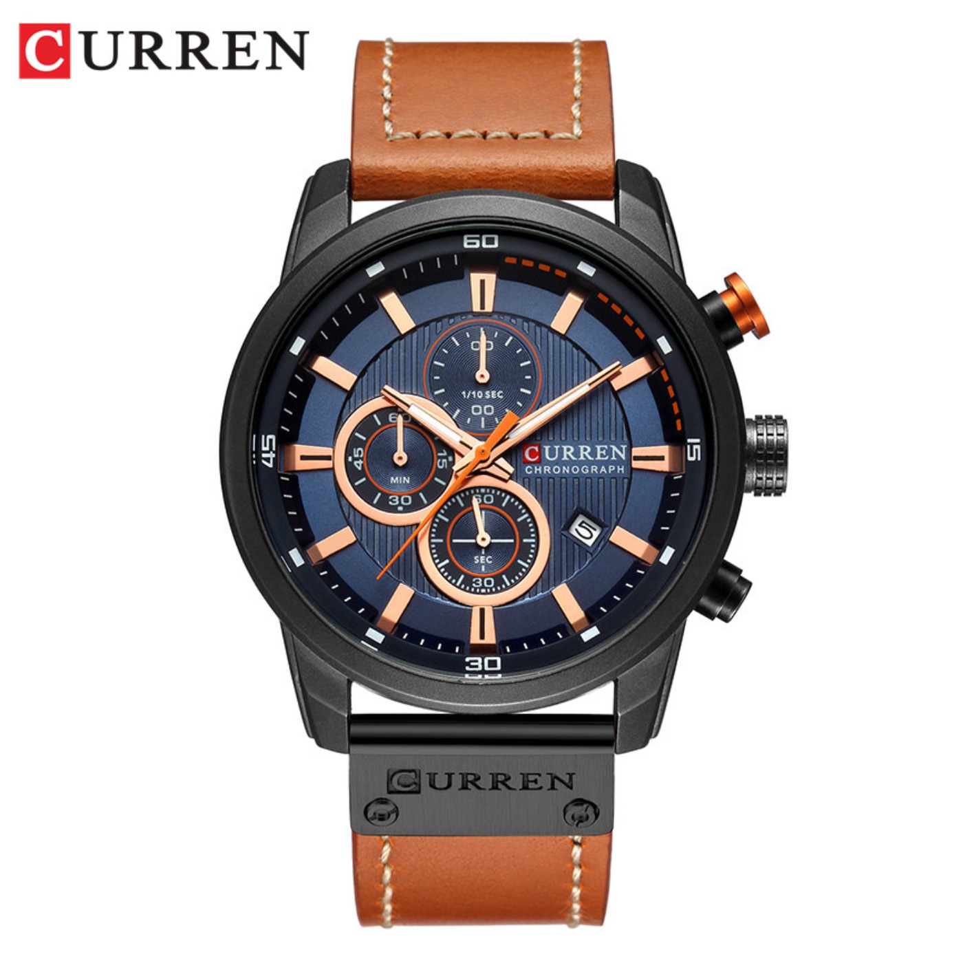 CURREN Fashion Date Quartz Men - Luxury Watch Brands ulasan dan harga