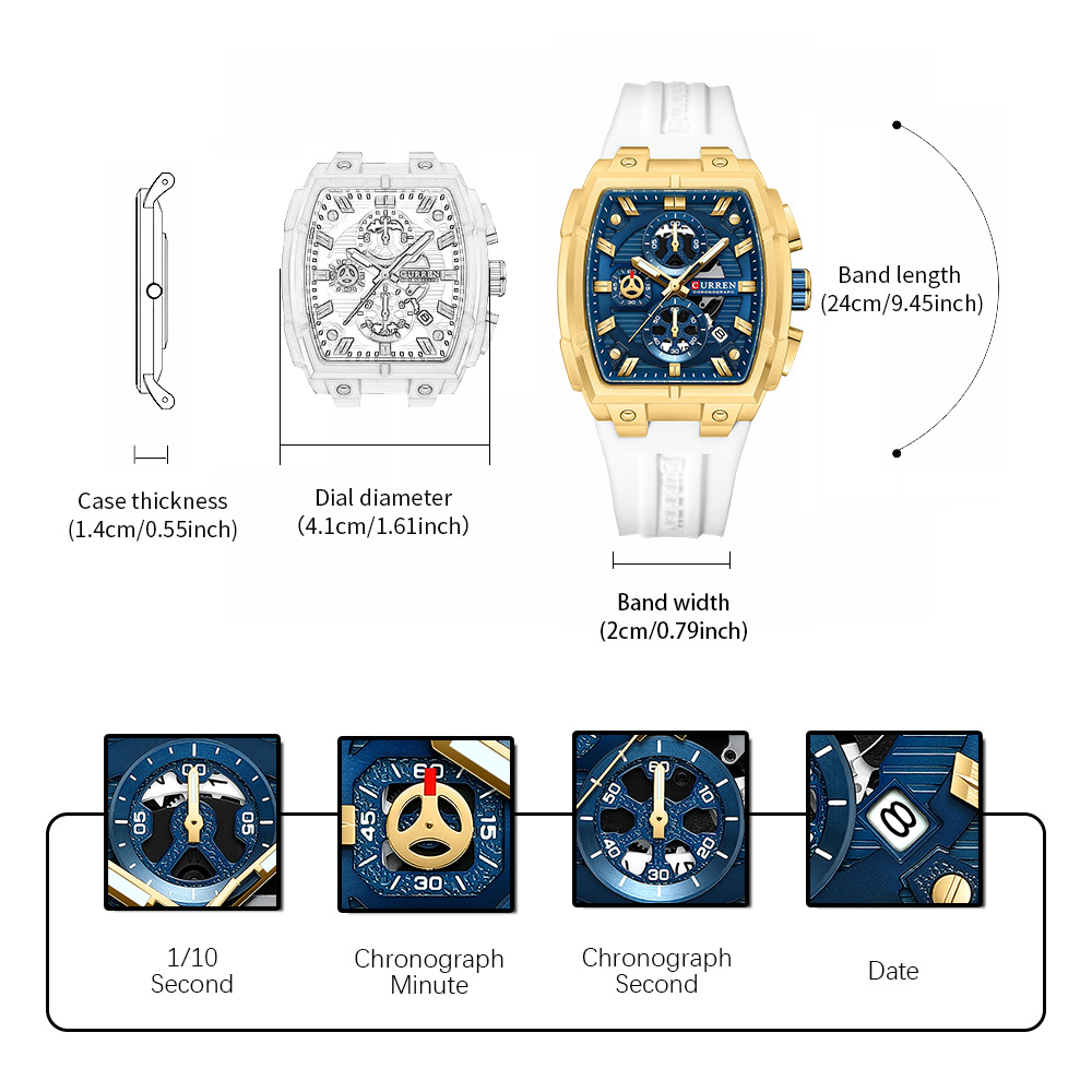 CURREN Luxury Vintage Watch fo - Luxury Watch Display ulasan dan harga