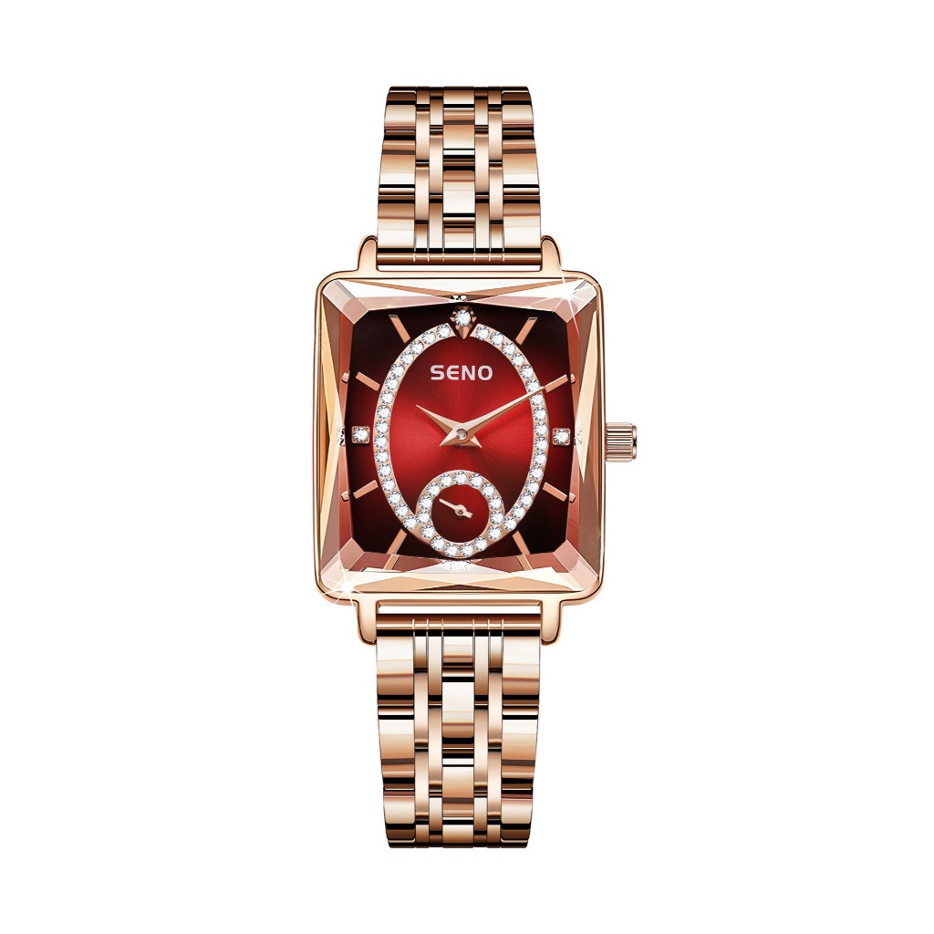 SENO Women's Luxury Square Qua - Luxury Watch In The World ulasan dan harga