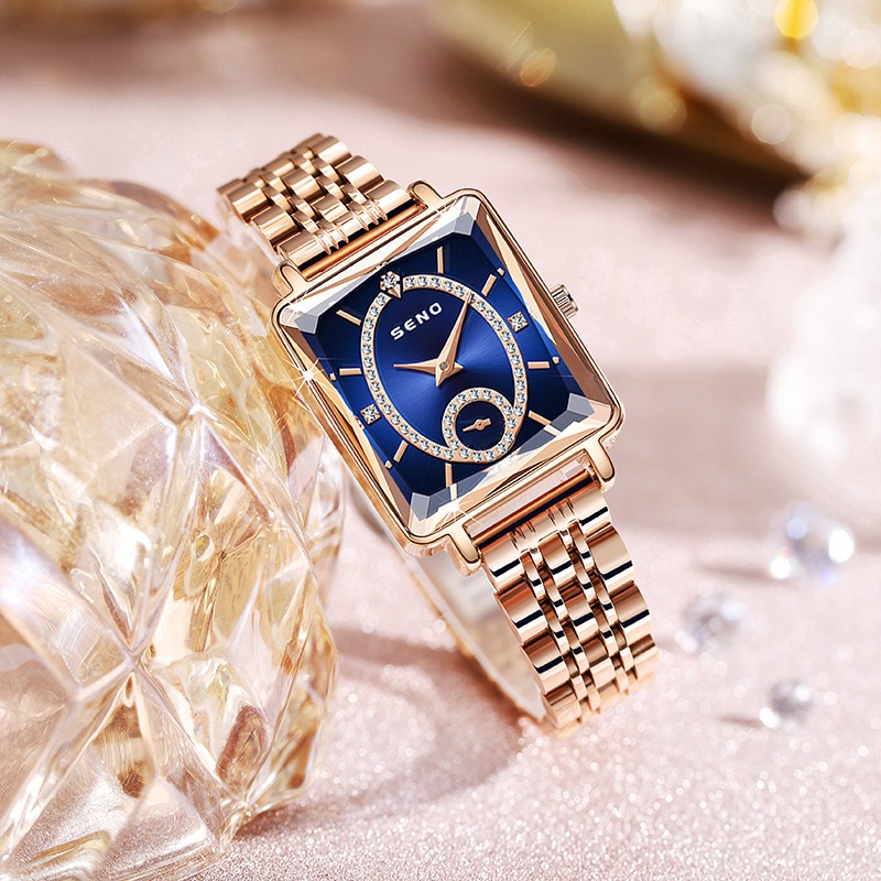 SENO Women's Luxury Square Qua - Luxury Watch In The World ulasan dan harga
