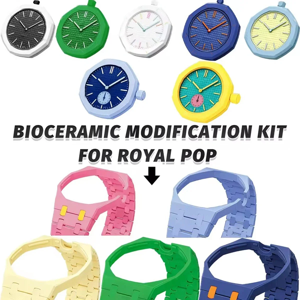 Bioceramic Case+Strap For Swat - Luxury Watch Ap ulasan dan harga