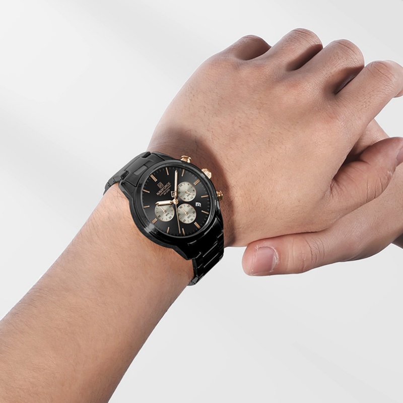 NAVIFORCE Men Quartz Chronogra - Luxury Watch Display ulasan dan harga