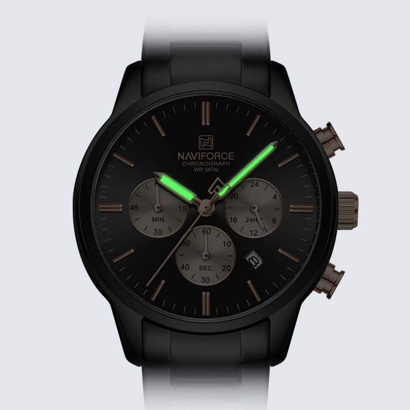NAVIFORCE Men Quartz Chronogra - Luxury Watch Display ulasan dan harga