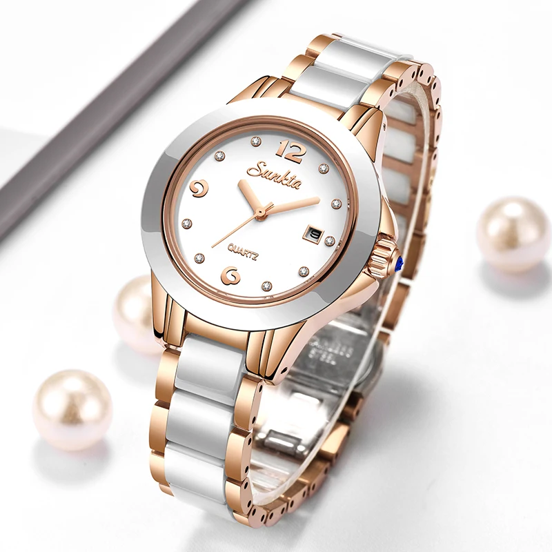 Sunkta Fashion Casual Quartz W - Luxury Watch Lady ulasan dan harga