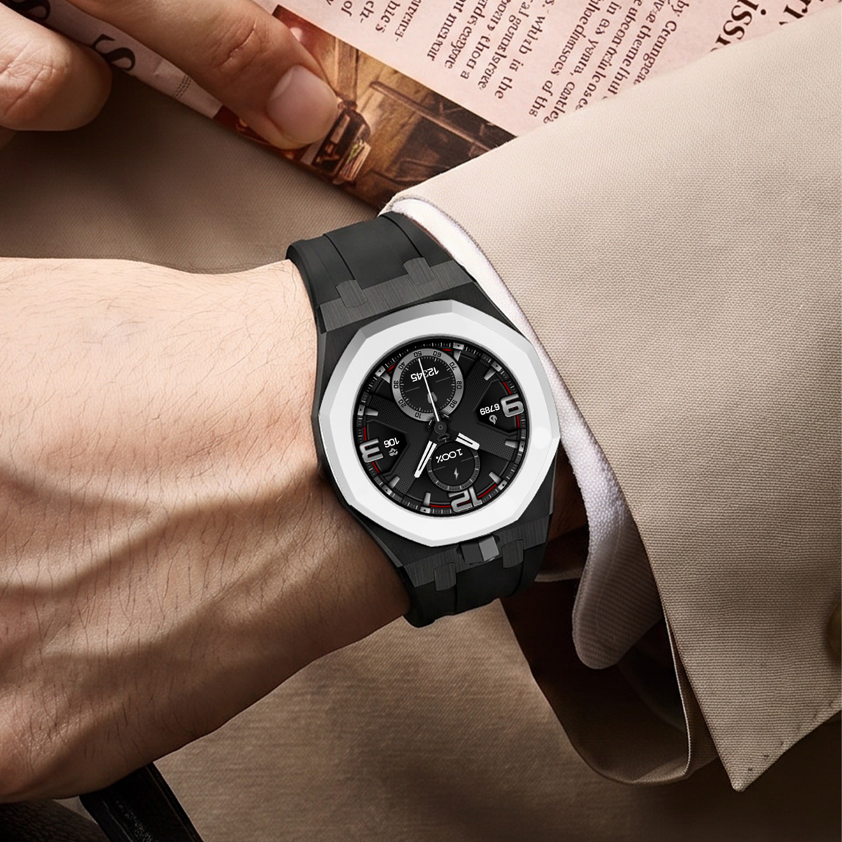 PC Case Rubber Strap for Swatc - Luxury Watch Ap ulasan dan harga