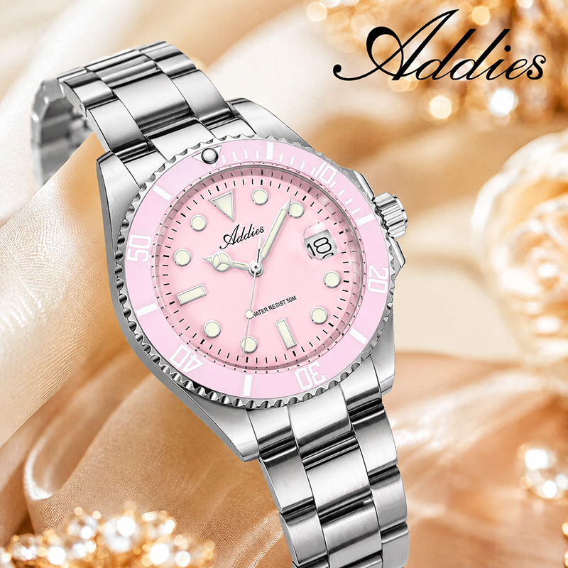 ADDIES 36mm 50m Waterproof Wom - Luxury Watch Brands ulasan dan harga