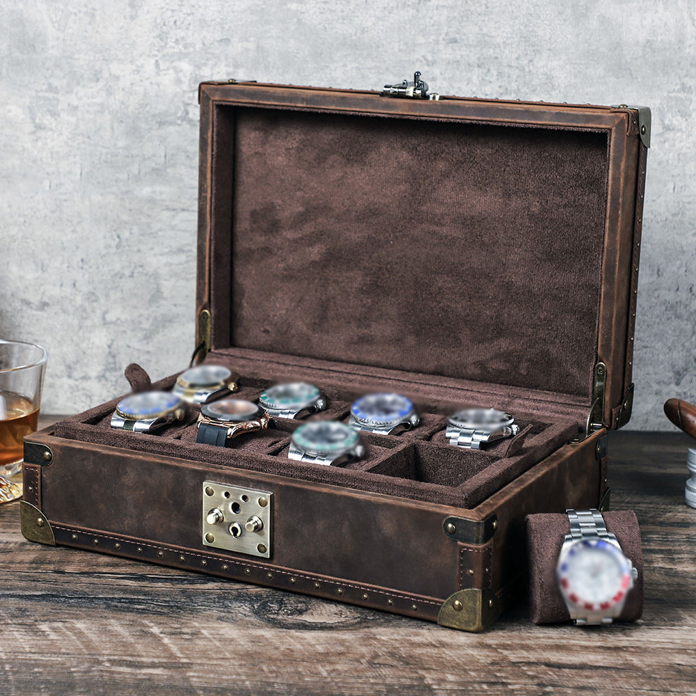CONTACT'S FAMILY 8 Leather Cus - Luxury Watch Case ulasan dan harga