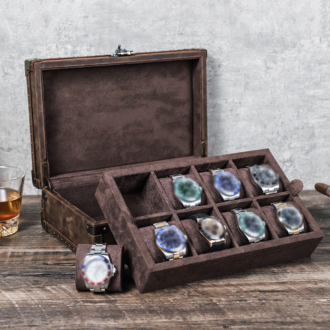 CONTACT'S FAMILY 8 Leather Cus - Luxury Watch Case ulasan dan harga