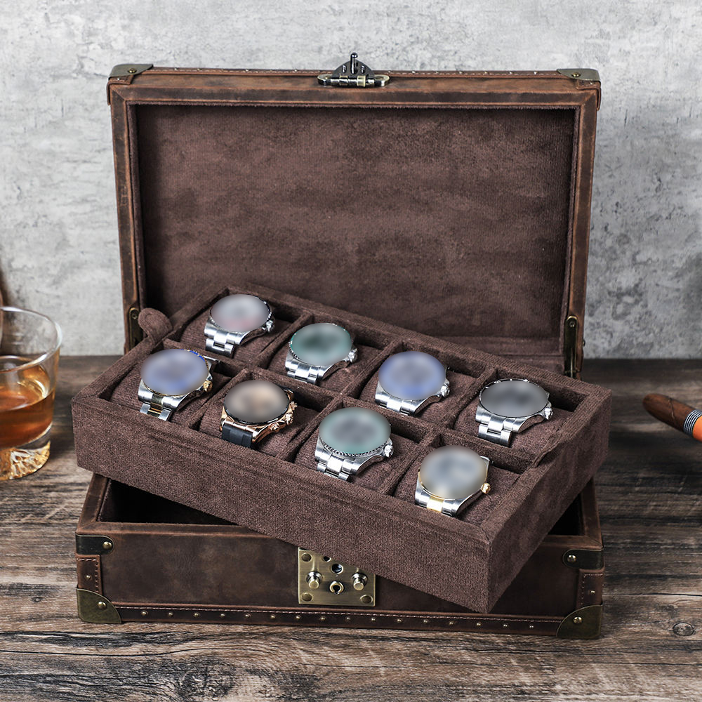 CONTACT'S FAMILY 8 Leather Cus - Luxury Watch Case ulasan dan harga