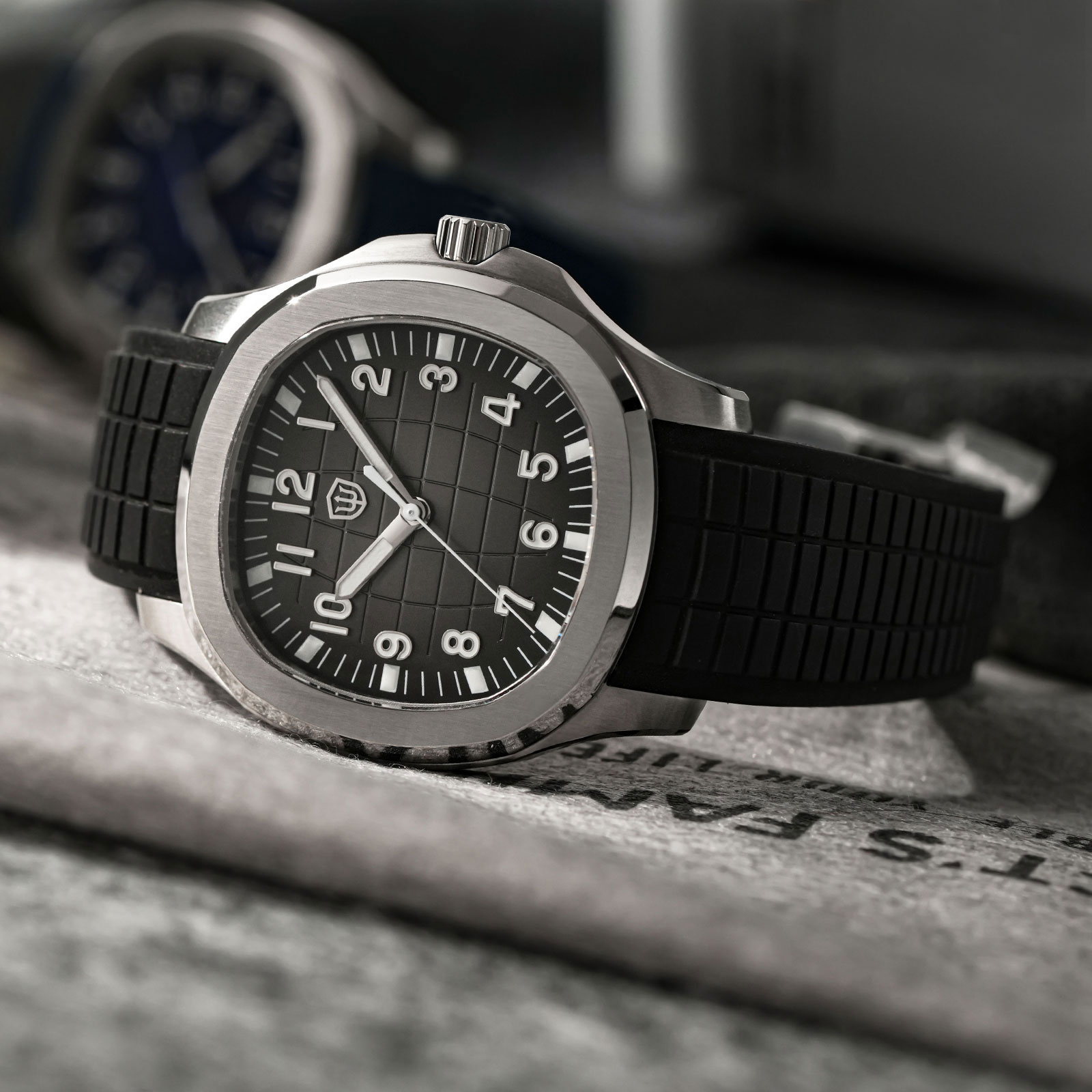 Watchdives WD008 38mm Dive Men - Guilloché Dial Watch ulasan dan harga