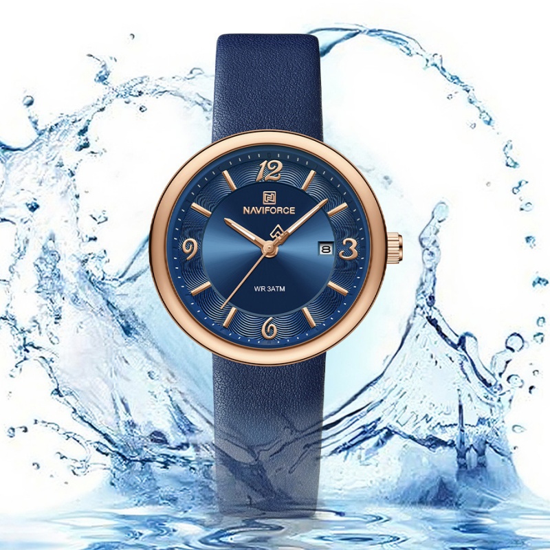 NAVIFORCE New Women Daily Quar - Luxury Watch Black ulasan dan harga