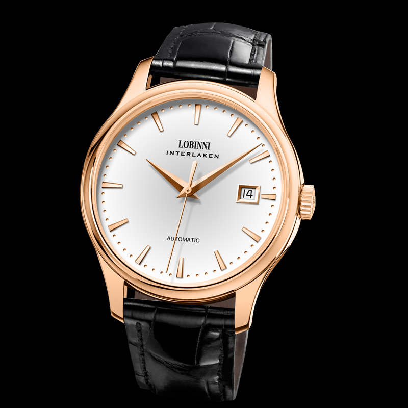 LOBINNI L12026 Men's Mechanica - Guilloché Dial Watch ulasan dan harga