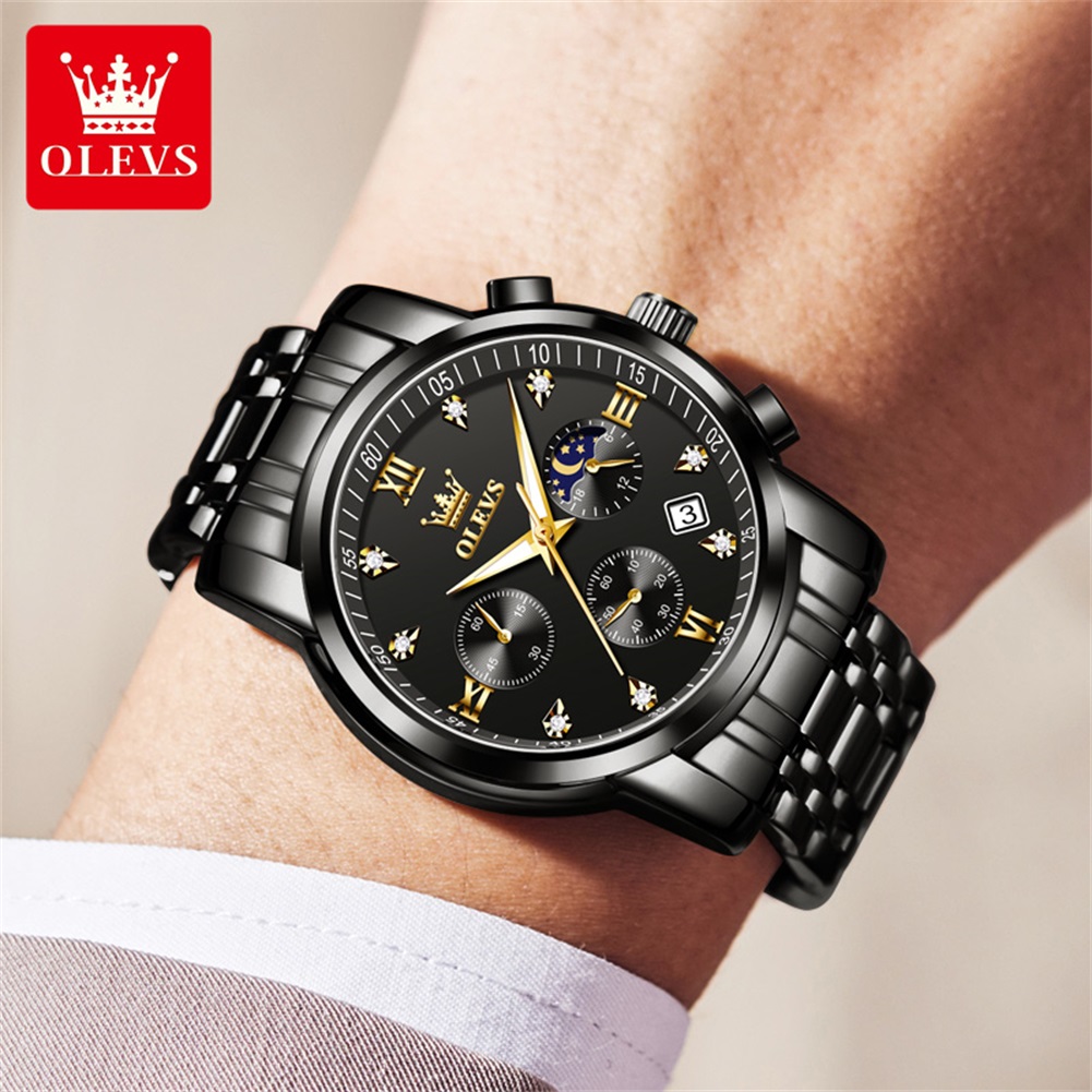 OLEVS Popular men's watches st - Luxury Watch Brands ulasan dan harga
