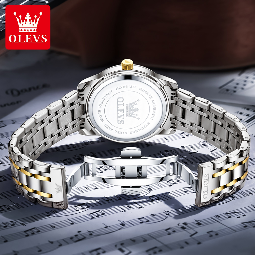 OLEVS Brand Fashion men's watc - Luxury Watch Display ulasan dan harga