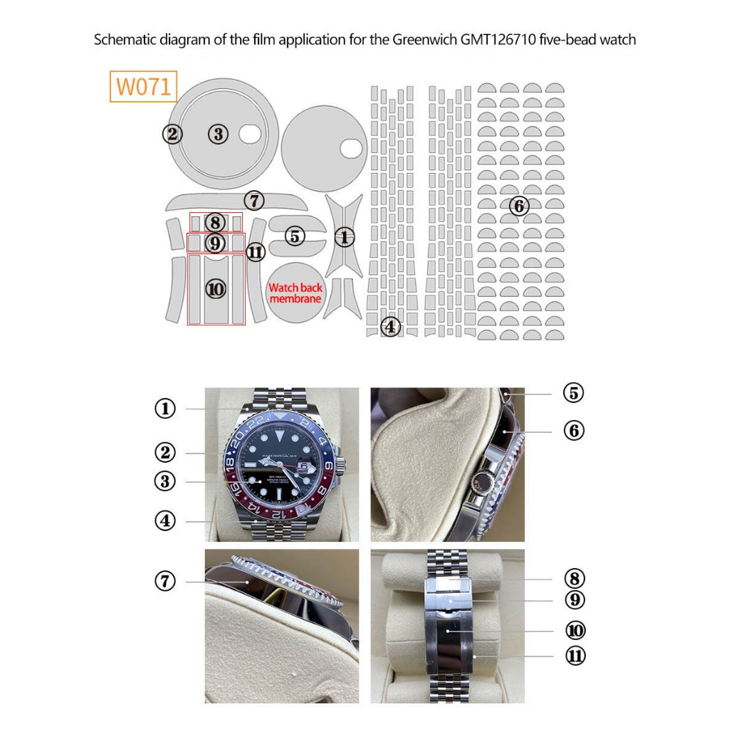Watch Film for Rolex GMT-Maste - Luxury Watch Black ulasan dan harga