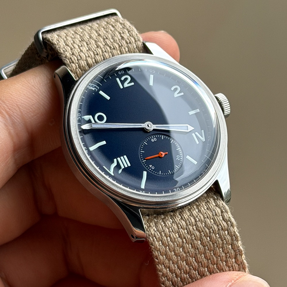 British Air Force Military Wat - Guilloché Dial Watch ulasan dan harga