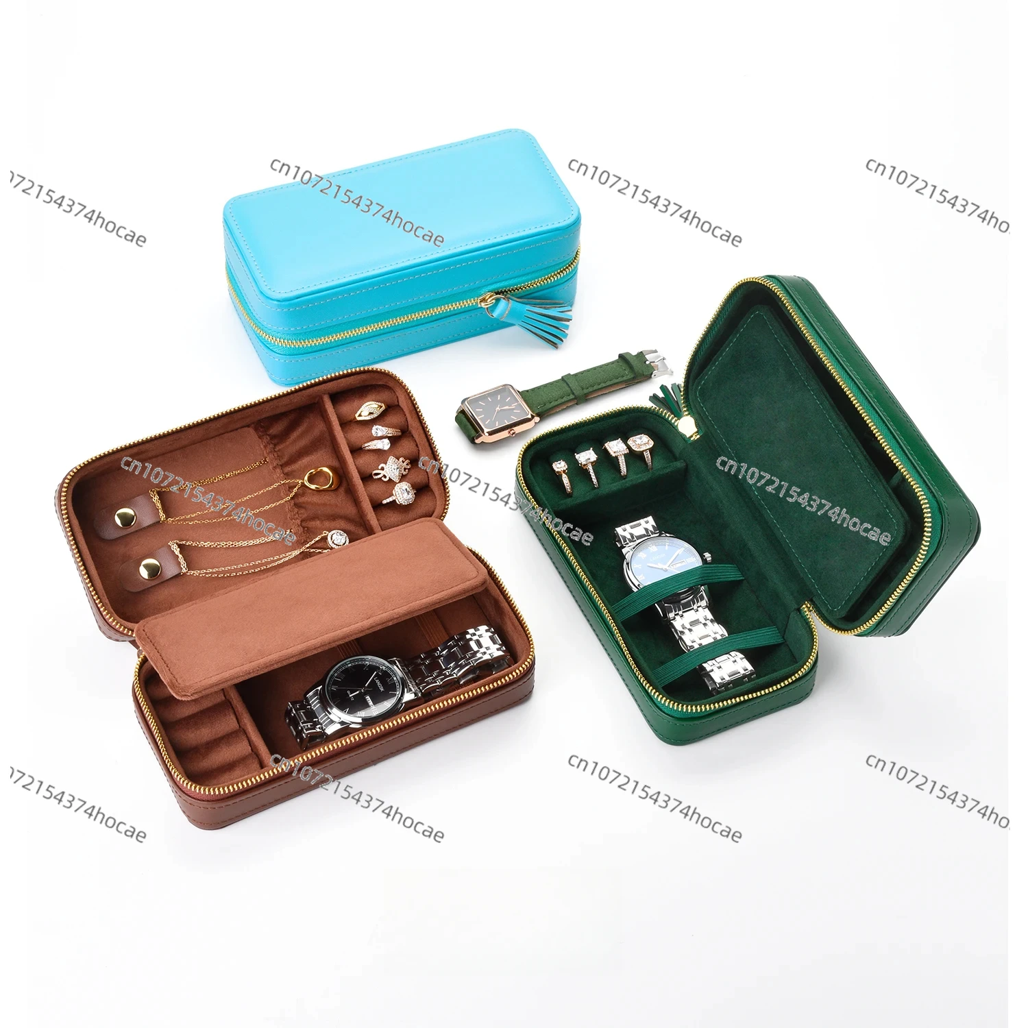 Luxury Pu Leather Jewelry Box  - Luxury Watch E Jewellery ulasan dan harga