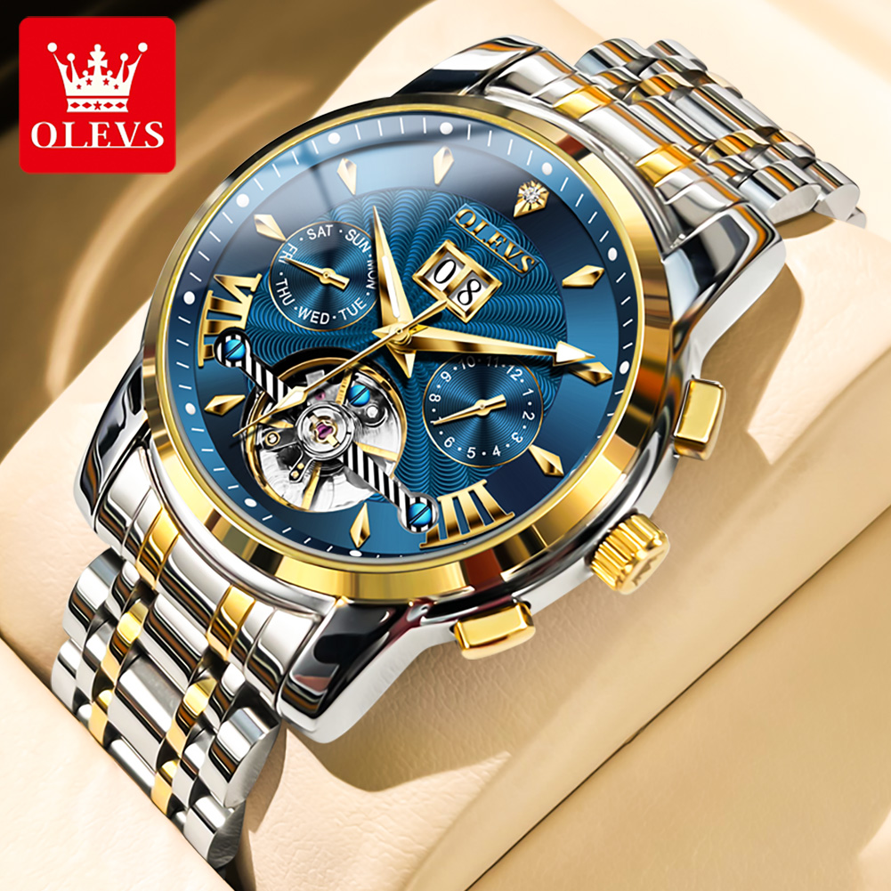 OLEVS Men Watches Luxury Fashi - Luxury Watch Display ulasan dan harga