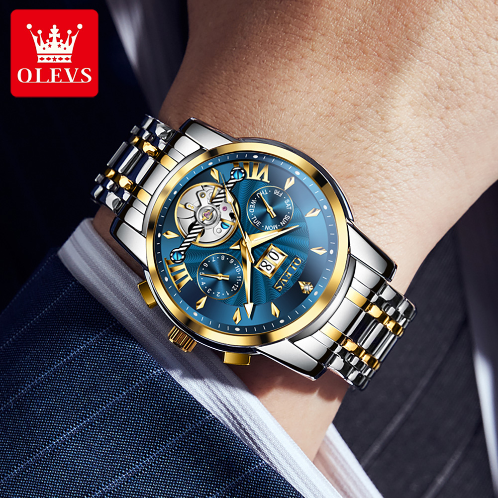 OLEVS Men Watches Luxury Fashi - Luxury Watch Display ulasan dan harga