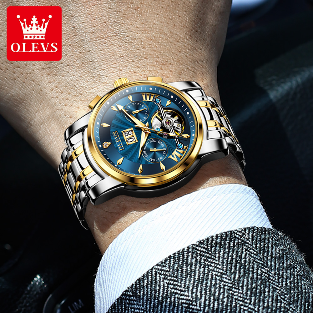 OLEVS Men Watches Luxury Fashi - Luxury Watch Display ulasan dan harga