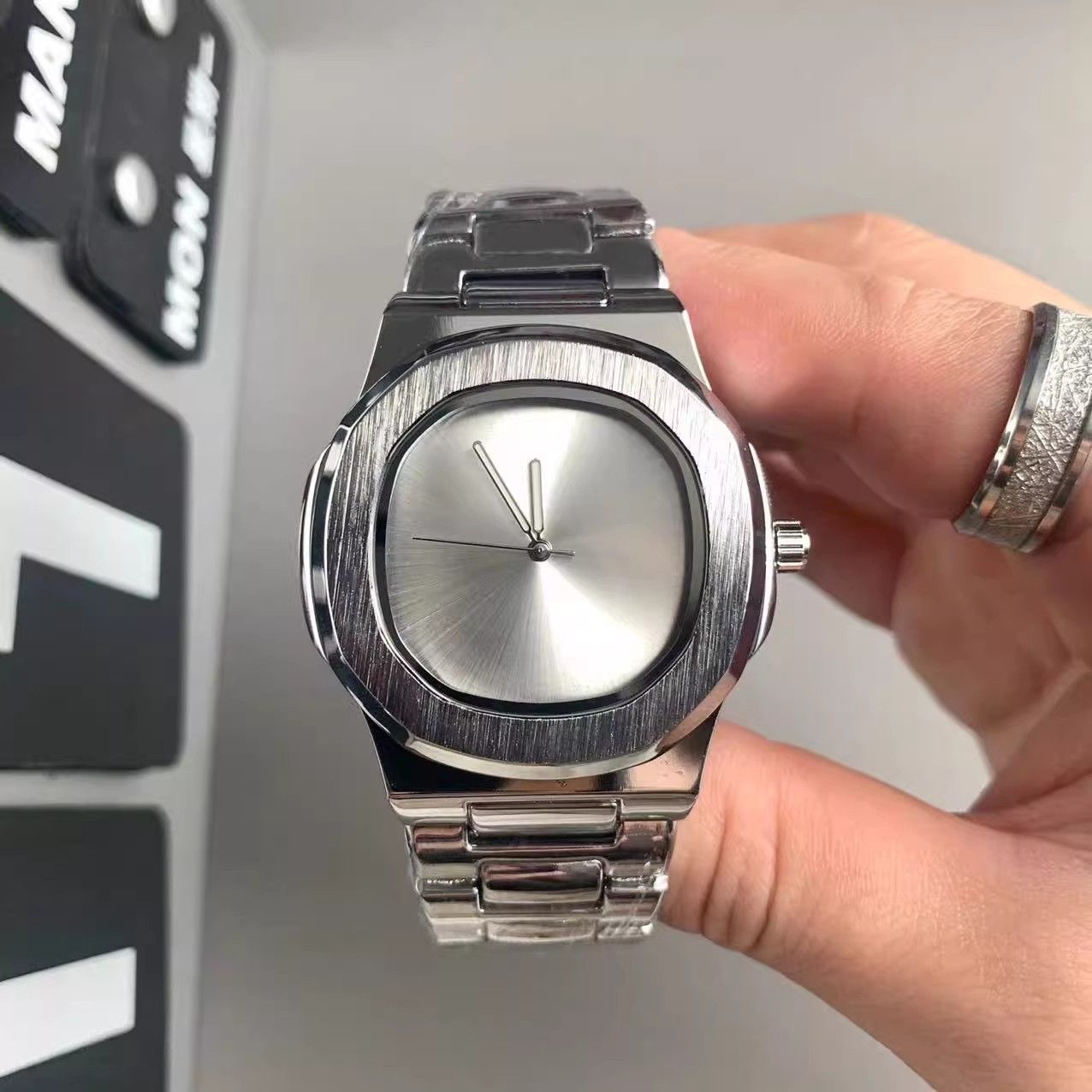 Custom Logo Men's Quartz Watch - Luxury Watch Brands ulasan dan harga