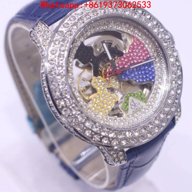 Custom High-End Luxury Diamond - Luxury Watch Lady ulasan dan harga