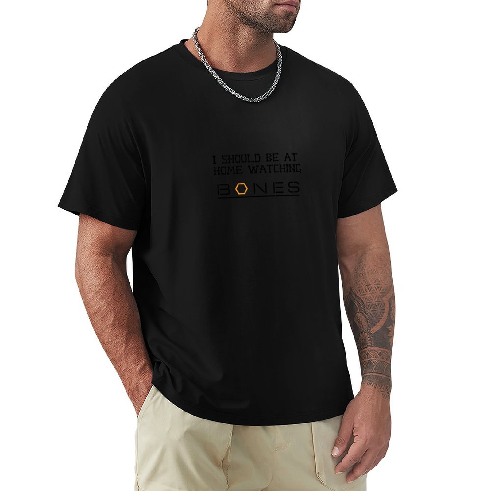 Watching Bones T-Shirt man t s - Luxury Watch China ulasan dan harga