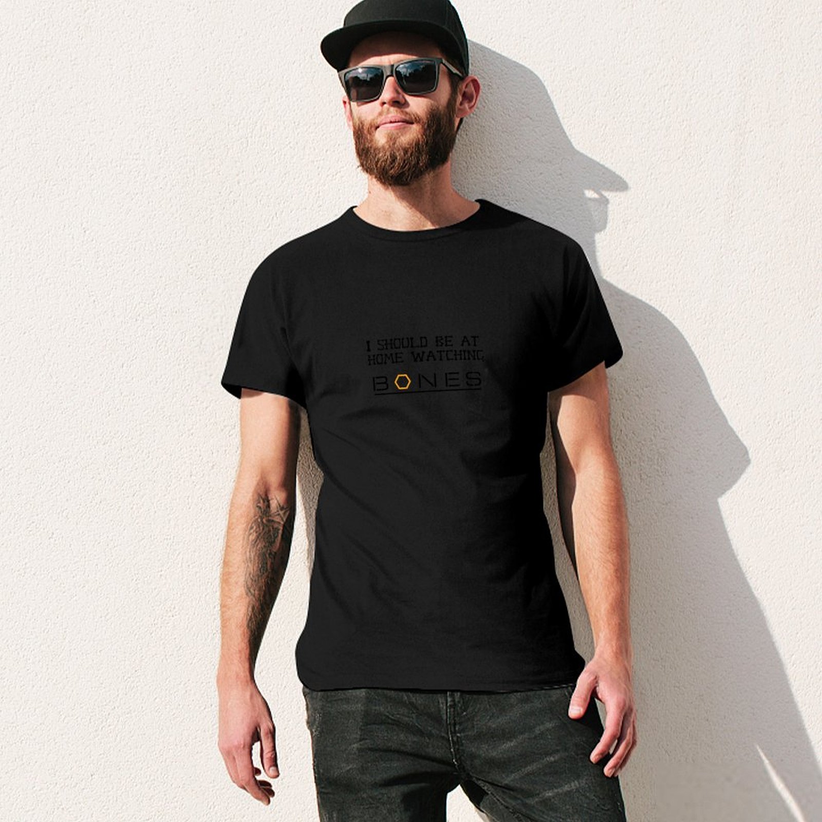 Watching Bones T-Shirt man t s - Luxury Watch China ulasan dan harga